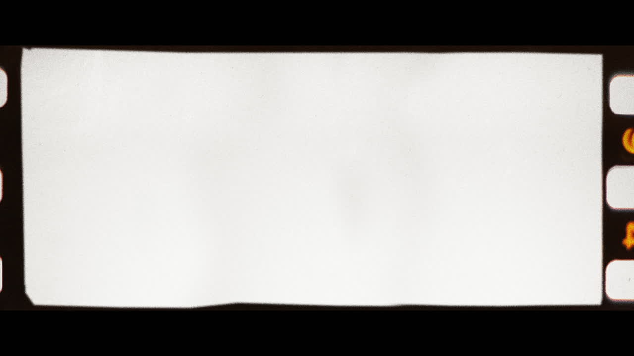 Real 35mm film anamorphic frame  overlay - dirty