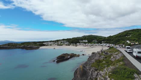 Castlecove-Beach-Es-Una-Impresionante-Playa-Ubicada-En-El-Condado-De-Kerry,-Irlanda