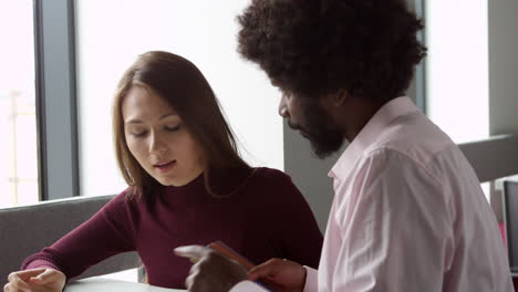 tutor and dyslexic student using learning aids shot on r3d