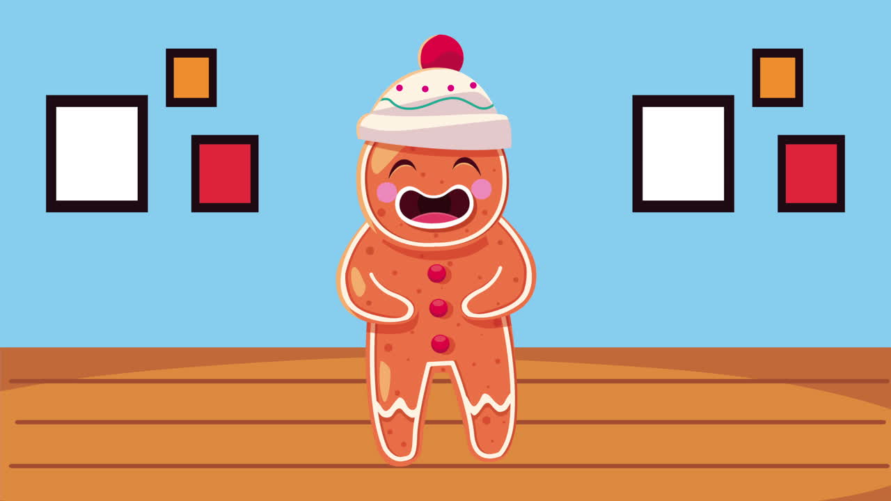 진저 쿠키와 함께 메리 크리스마스 애니메이션