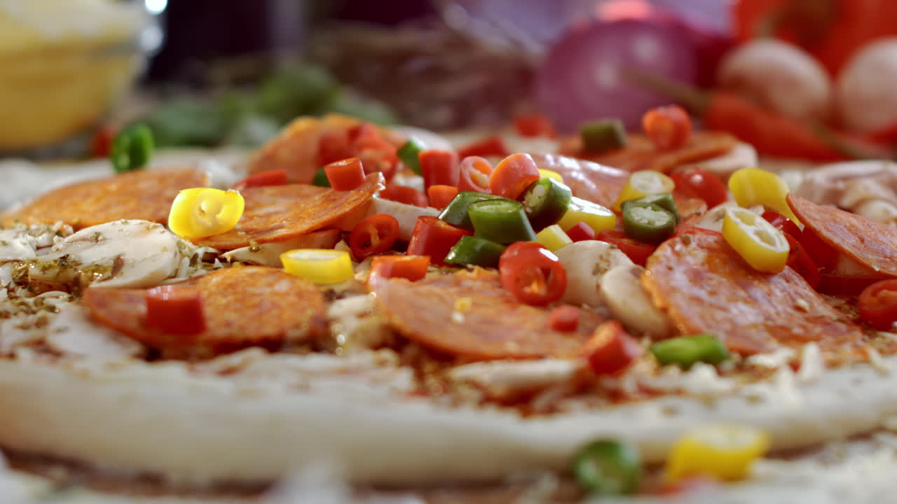 preparación de pizzas