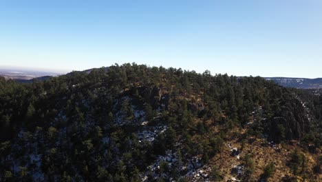 Cordillera-Bosque-Aéreo-Revelar-Tiro-4k