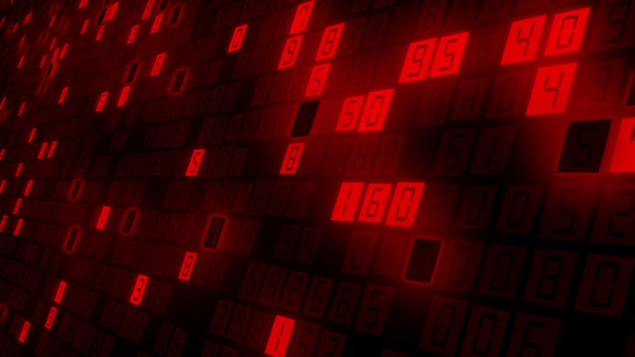 Abstract background with binary code