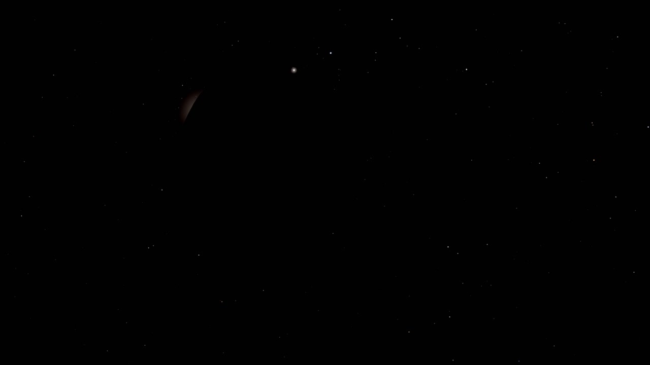 아포피스는 태양계에서 우리 태양 을 날아다니며 우주 어 속에서