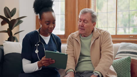 Senior,-Mann-Und-Betreuer-Mit-Tablet