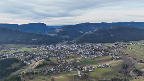 From-the-clouds:-Villard-de-Lans,-a-fusion-of-Vercors'-legacy-and-nature.