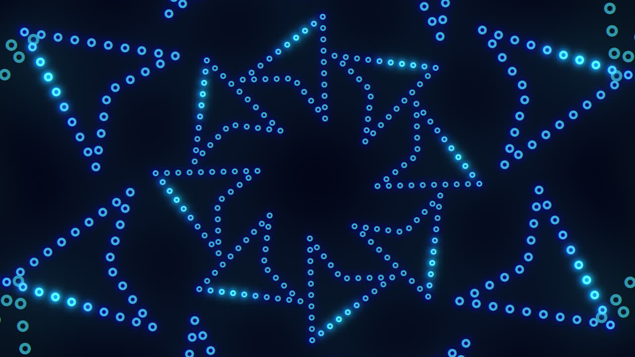 Mesmerizing symmetrical blue dot pattern with circular arrangement