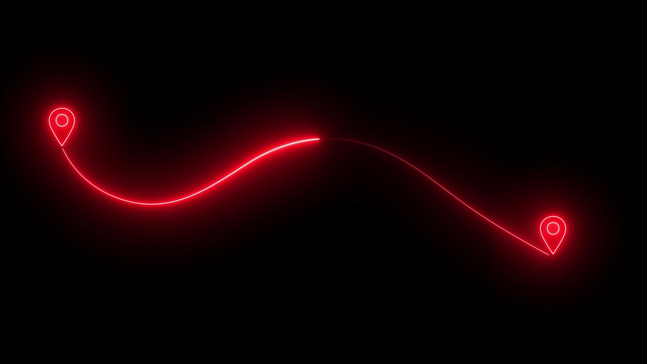 Neon Route Path