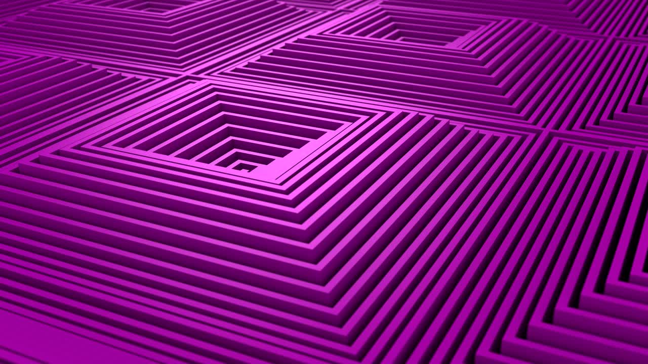 los cuadrados formaron una onda