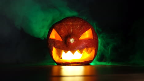 calabaza espeluznante de halloween