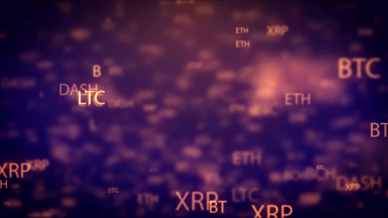 Loop digital money moving background