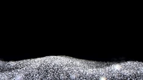 silver shiny waving moving flowing ripple glitter background abstract seamless vj loop particles backdrop alpha matte