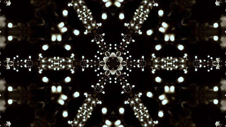 New Year abstraction kaleidoscope