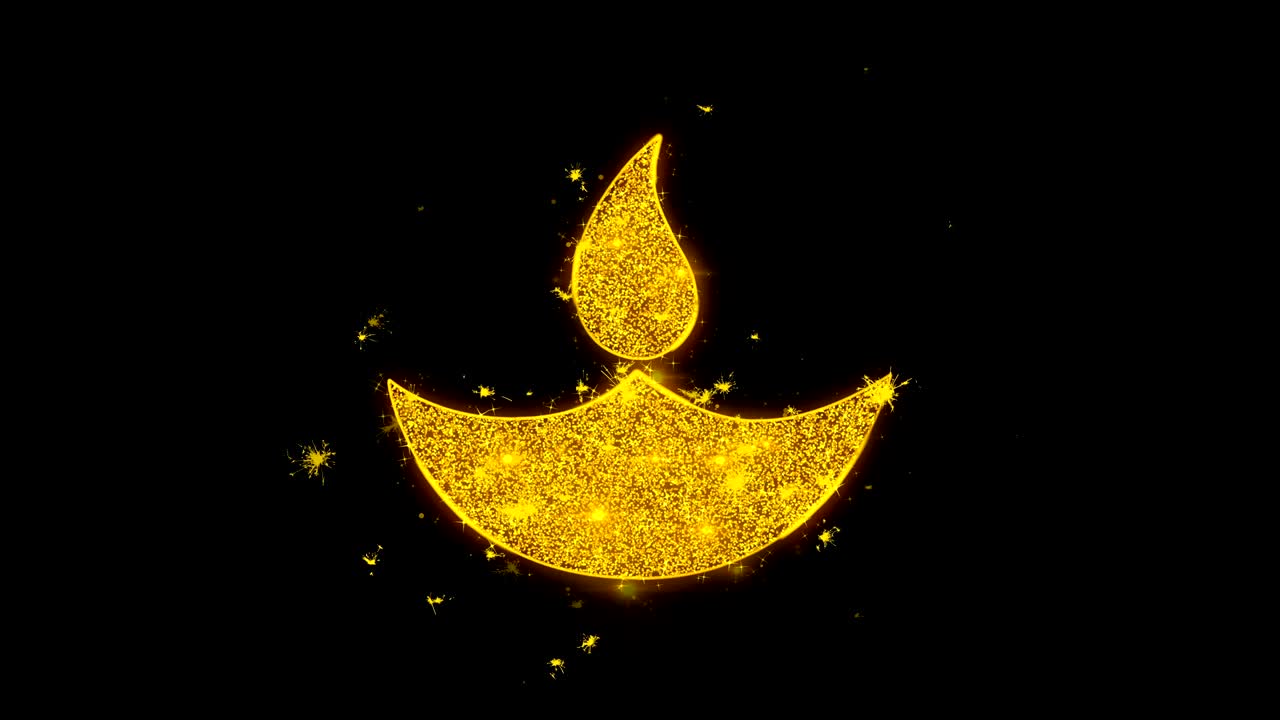 ディワリ ダイア ランプ アイコン アニメーション