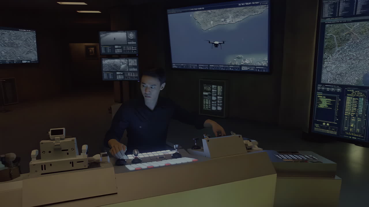 operador de la sala de control