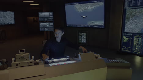 operador de la sala de control