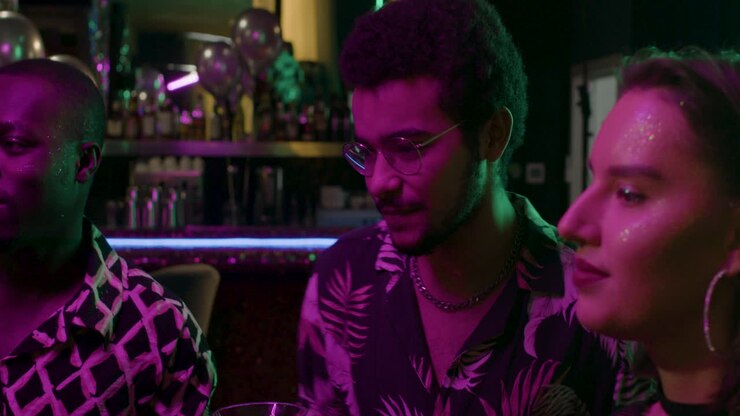 amici che ballano a una festa