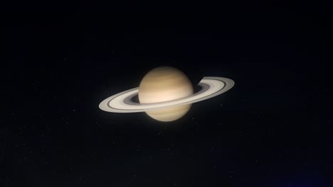 saturn and two moons