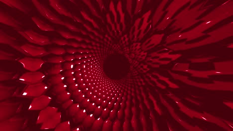 fondo de hexágonos rojos 4k