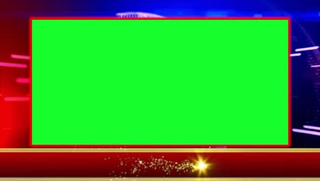 3d virtual studio set green screen background