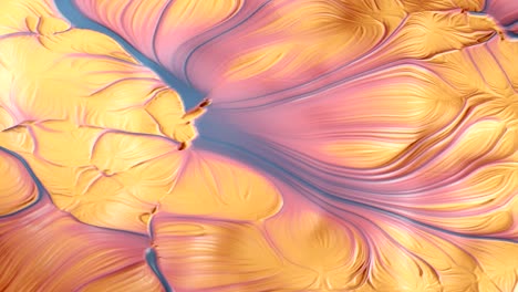 4k ondas de pintura abstracta.