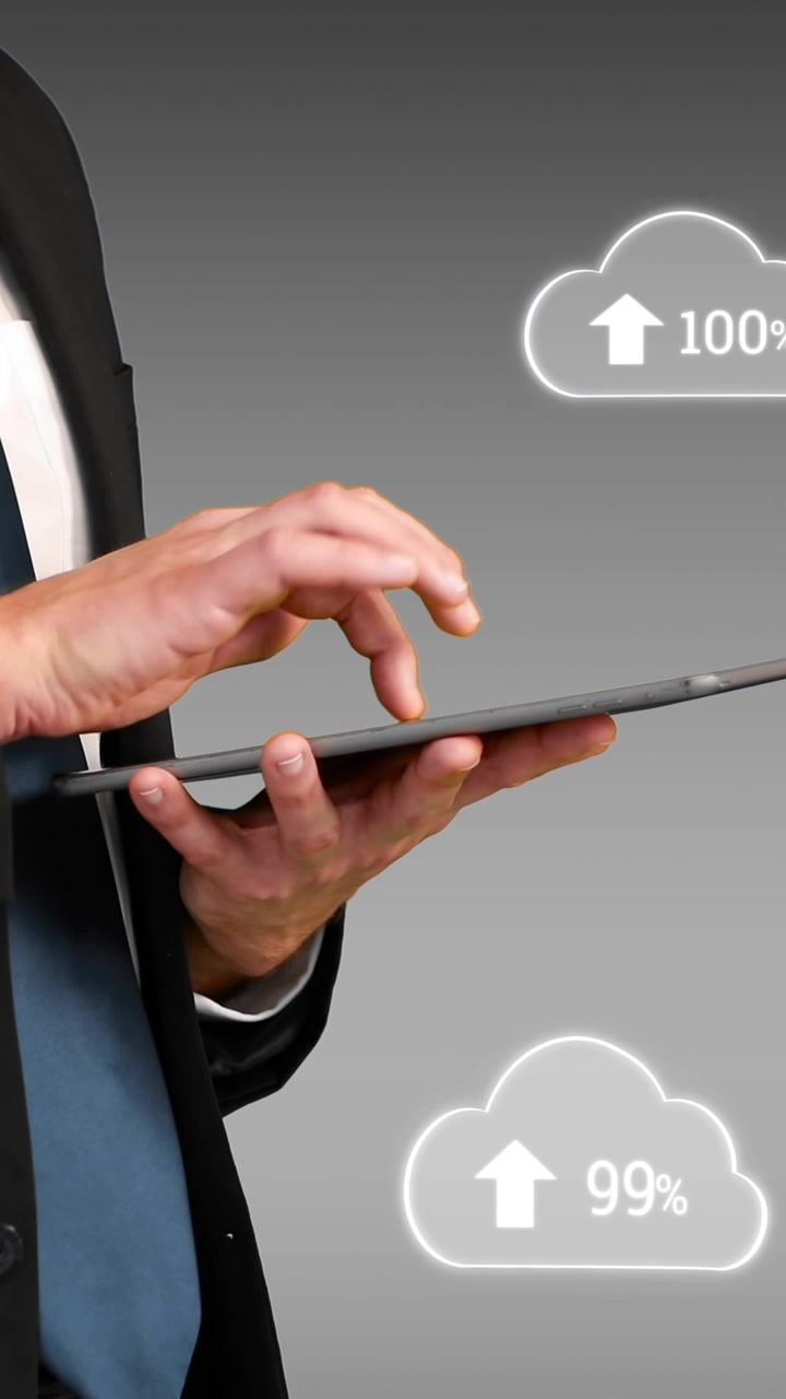 Cloud computing and numbers increasing 4k