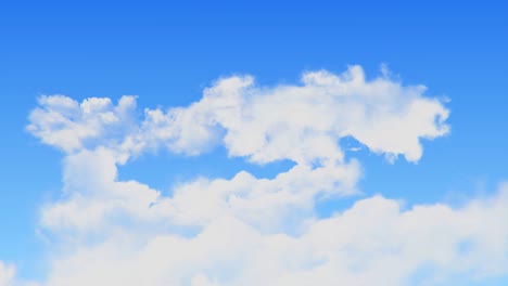 blue sky clouds and sun loop animation background green screen alpha.