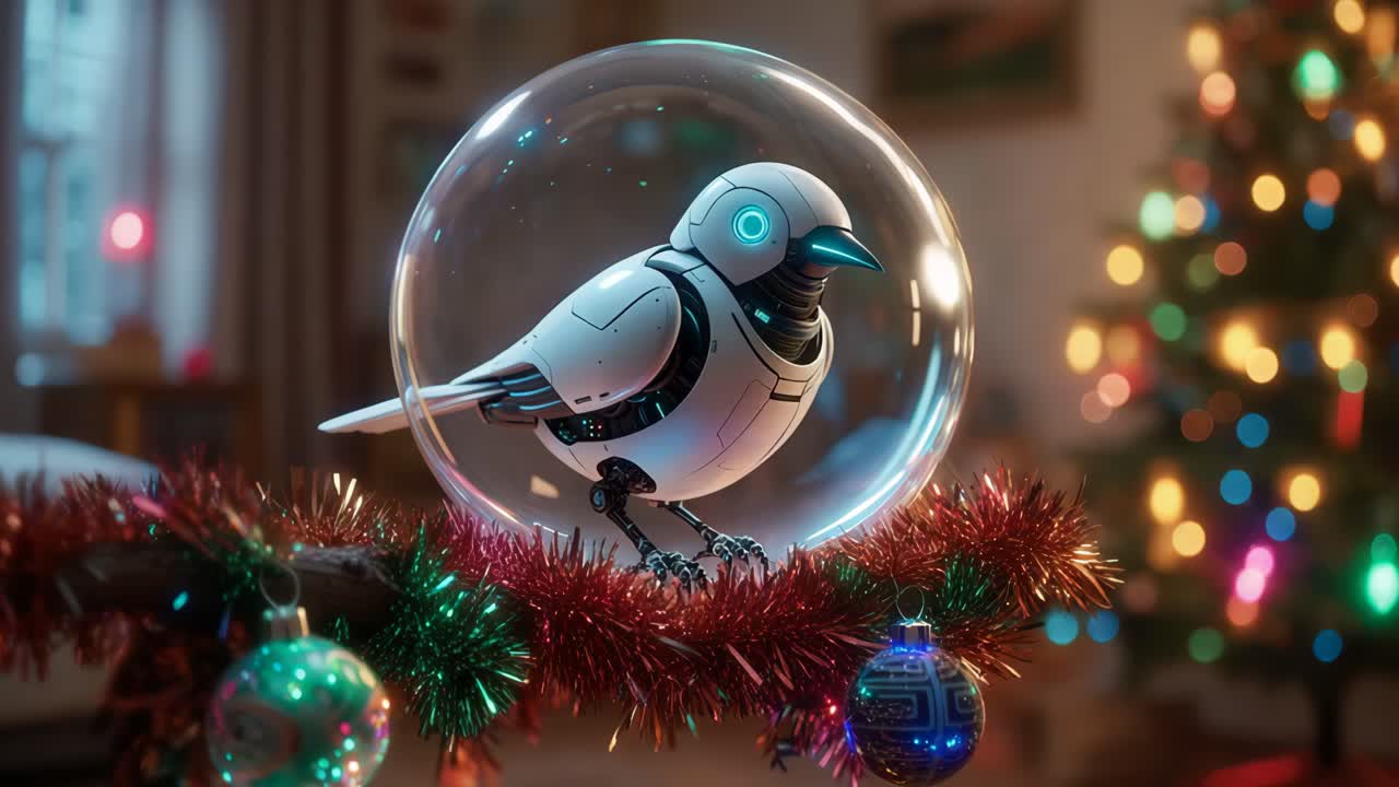 크리스마스 버블 에 있는 로 새 장식품