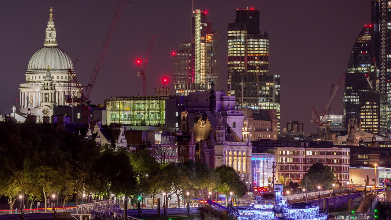 워털루 다리 작은 오이 밤 4k 03