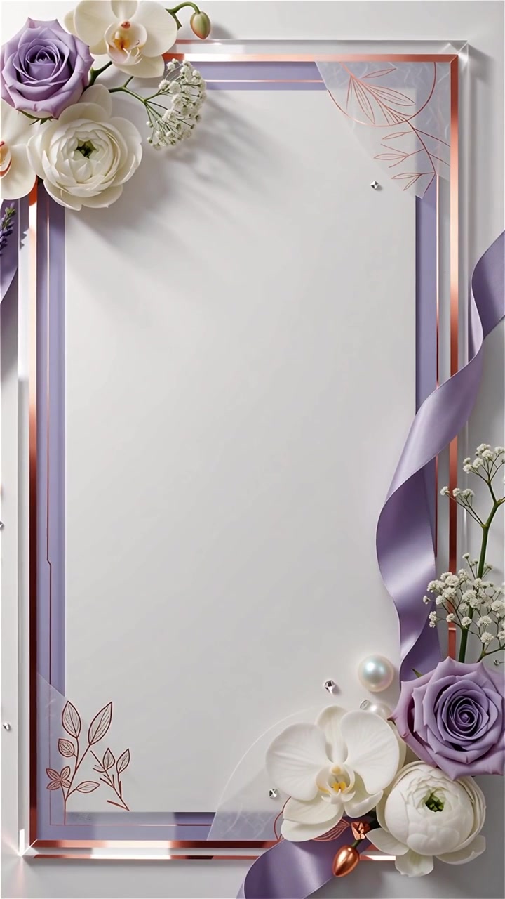 Sfondo per invito di matrimonio di lusso minimalista