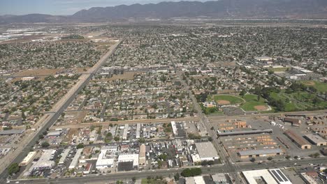 view-from-a-helicopter-flying-over-city