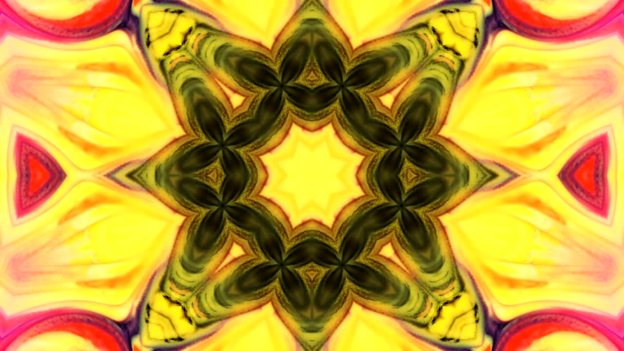movimiento de fondo de kaleidoscopio abstractamente colorido