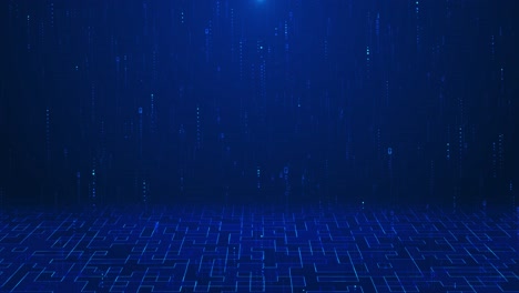 digital data stream binary code digital patterns technology and innovation advanced data processing