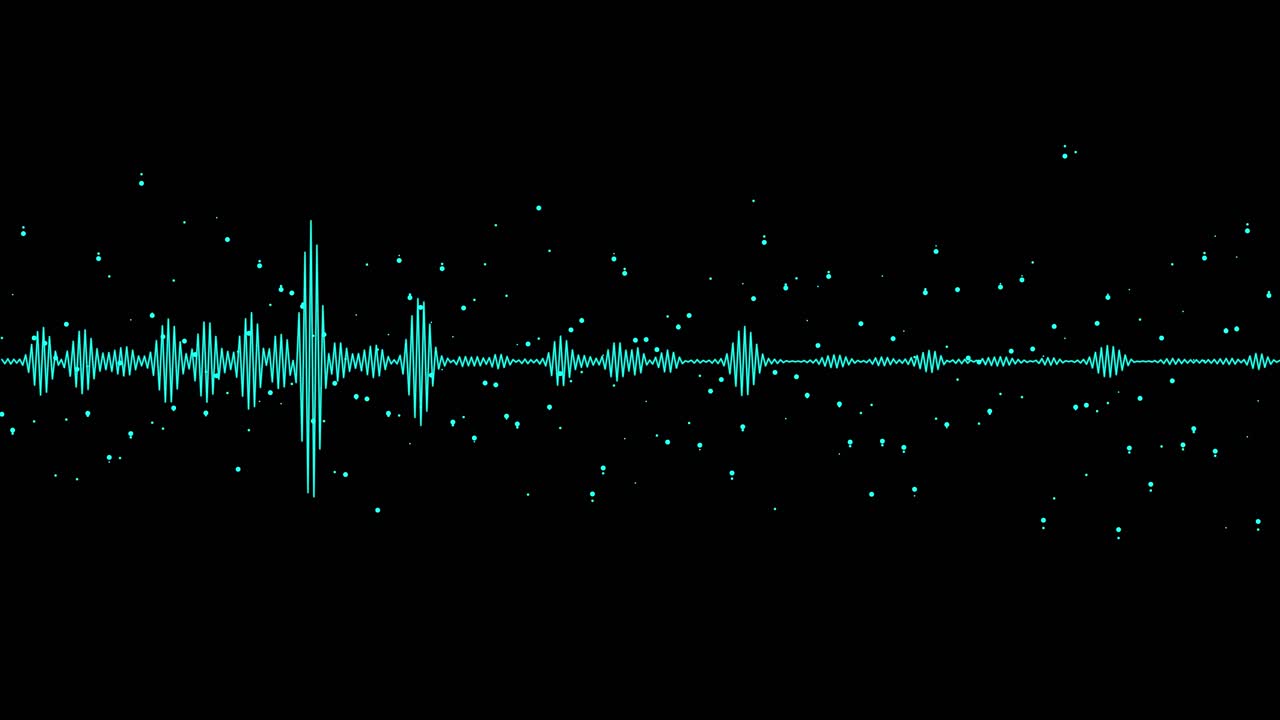 4k music equalizer audio waves or sound frequency in lines equalizer animation visualization of