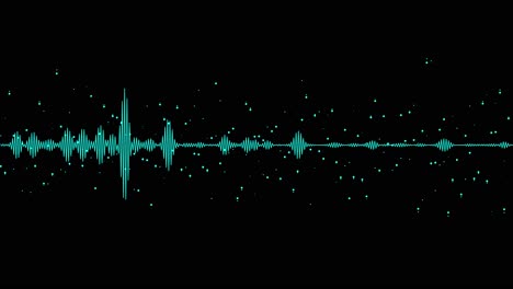 4k music equalizer audio waves or sound frequency in lines equalizer animation visualization of