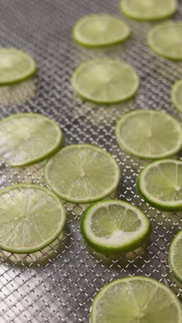 drying lime slices