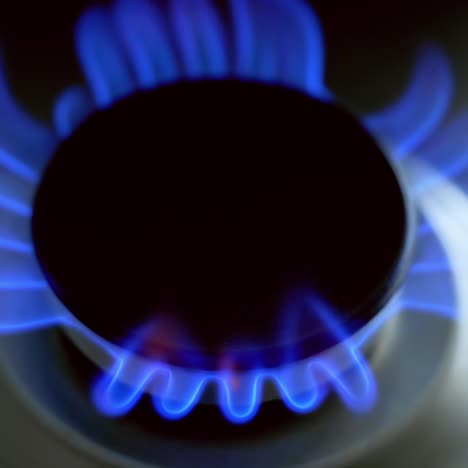 fire from gas kitchen stove