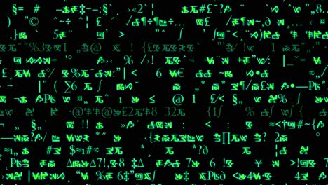 Rows-Of-Symbols-And-Code-Scroll-On-A-Black-Screen-3