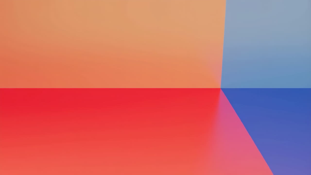 Abstract Geometric Color Block Background