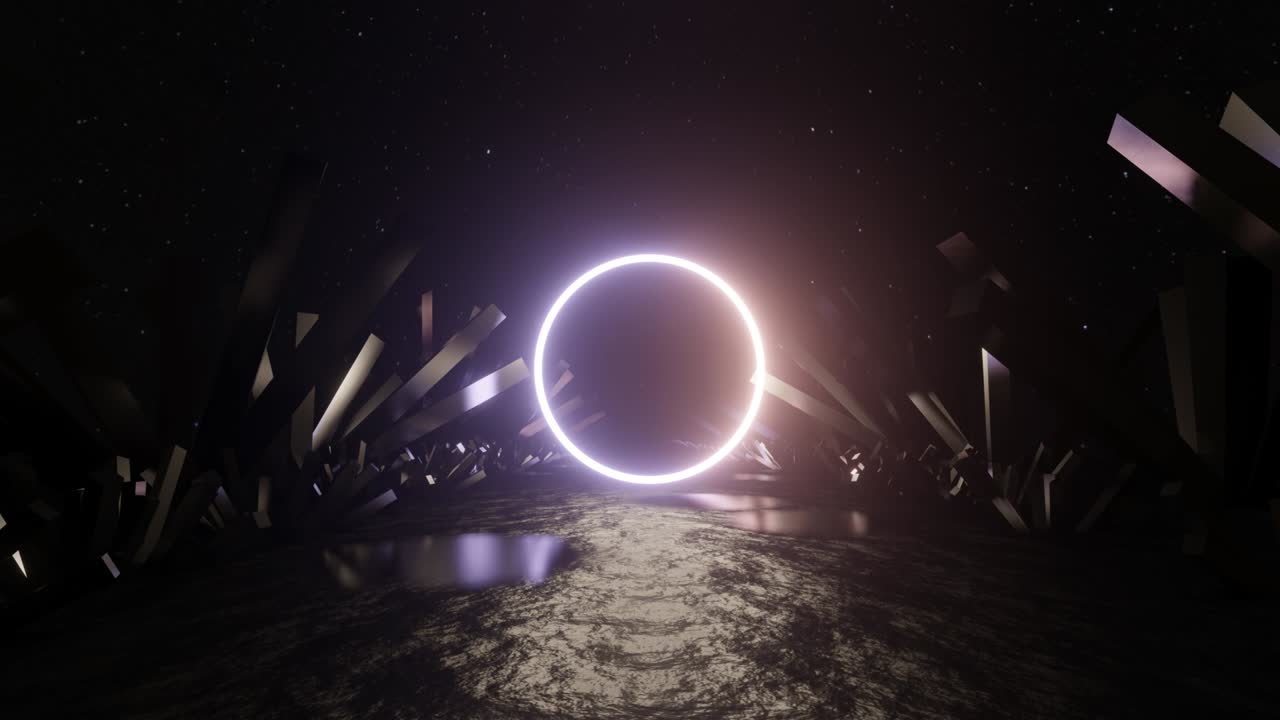 imágenes de video de neón abstractas.