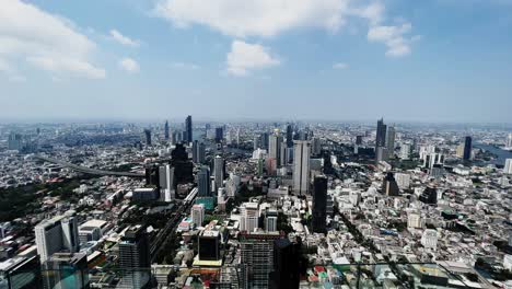 top view of the pattaya city in bangkok