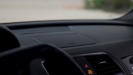 interior de un coche moderno