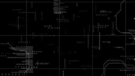 Animation-of-data-processing-on-black-background