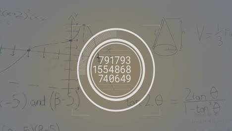 animation of digital data processing over mathematical formulae