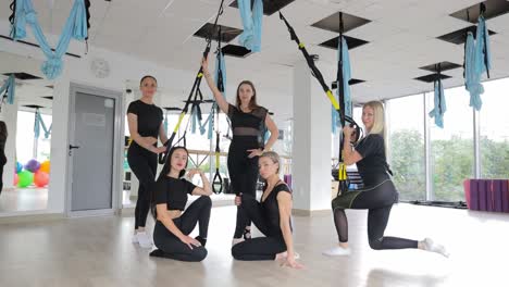group fitness workout in a studio