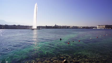 Jet-D&#39;eau-Una-Espectacular-Fuente-De-Chorro-De-Agua-En-El-Lago-De-Ginebra-En-La-Ciudad-De-Ginebra