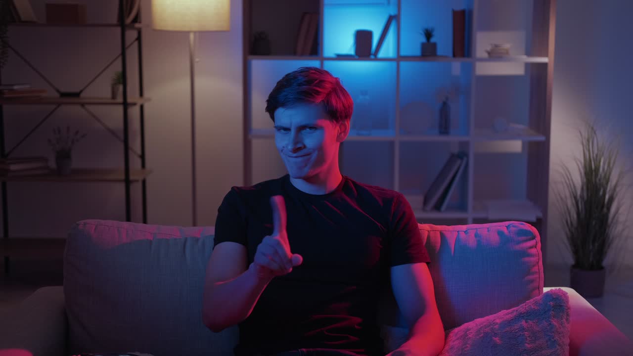 ningún gesto hombre escéptico meme expresión en desacuerdo