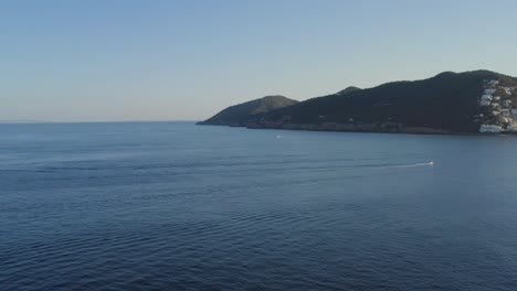 Open-sea-with-mountains-island-of-Ibiza-in-the-back