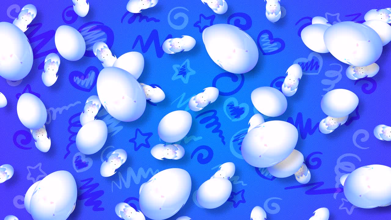 계란과 함께 추상적인 배경