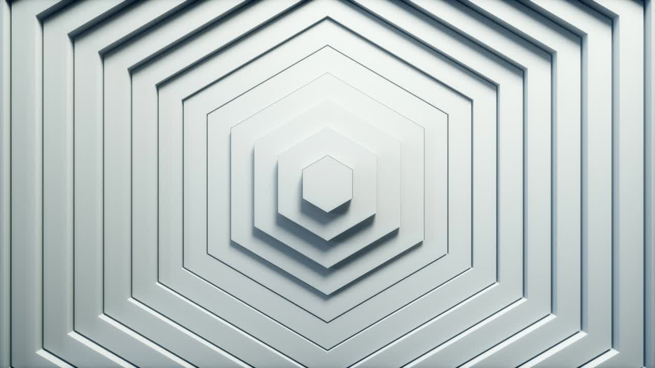 patrón hexagonal abstracto con efecto de desplazamiento